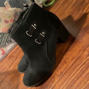 Clarks Black Ankle Booties